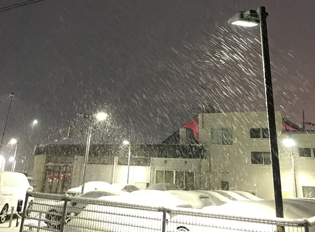 水戸で大雪 株式会社コウノ